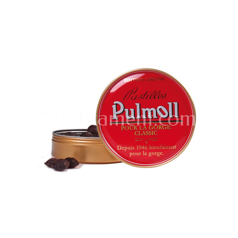 Pulmoll Rouge Classic Ou Pulmoll Verte Eucalyptus Menthol Sans Sucre