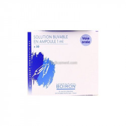 Obsidienne granules, ampoules buvables Boiron 4CH, 8DH