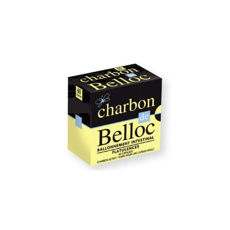 Charbon activé Belloc, ballonnements, flatulences