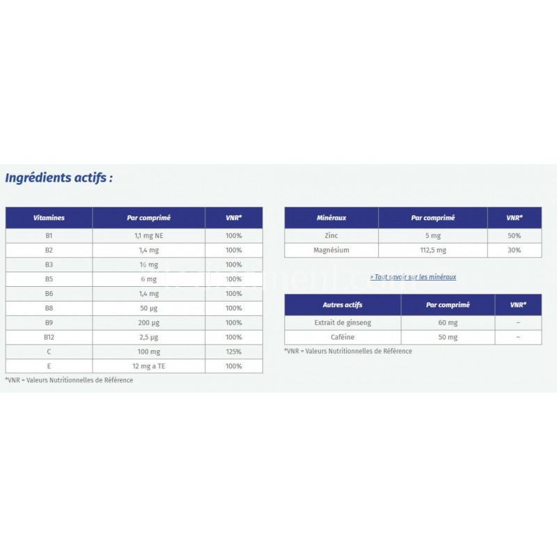 Alvityl boost comprimés x 20