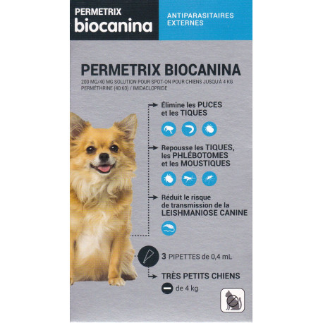 Permetrix Antiparasitaires externes Biocanina