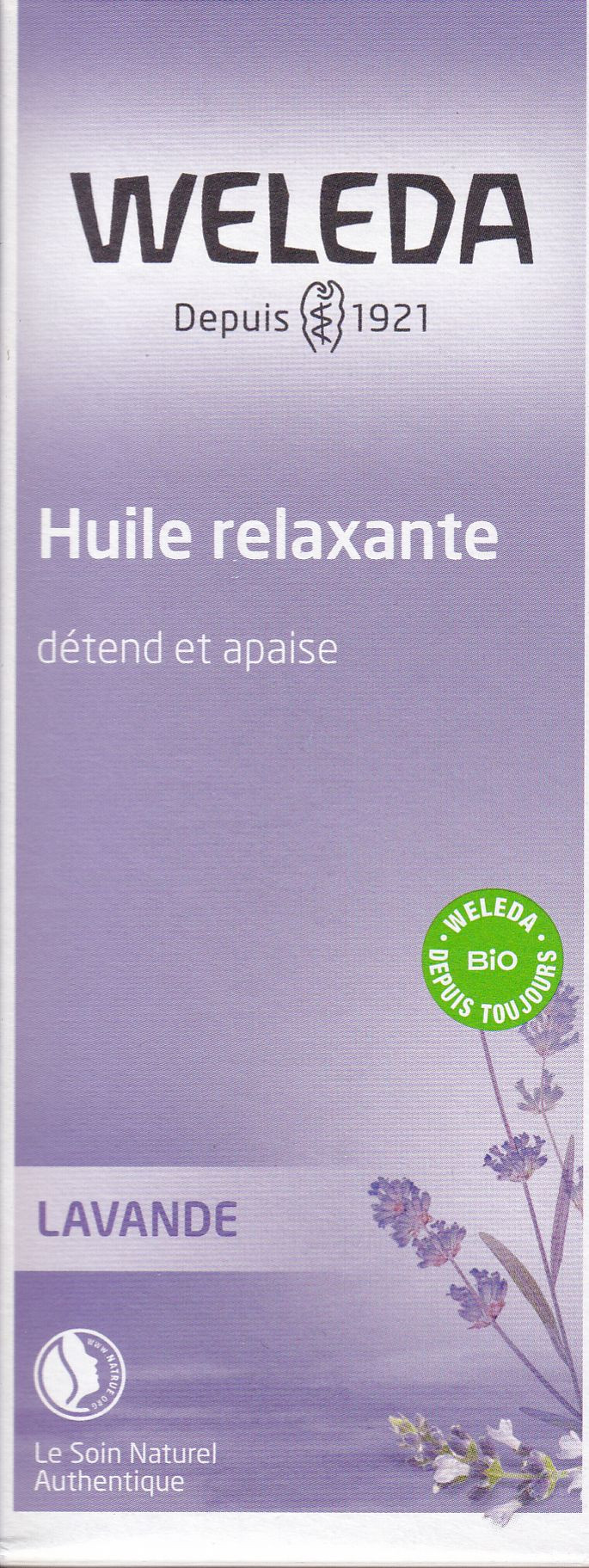 Huile relaxante à la Lavande - Weleda