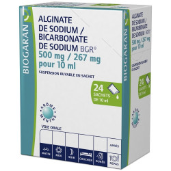 Alginate de Sodium/Bicarbonate de Sodium Arrow Lab 500mg/267mg