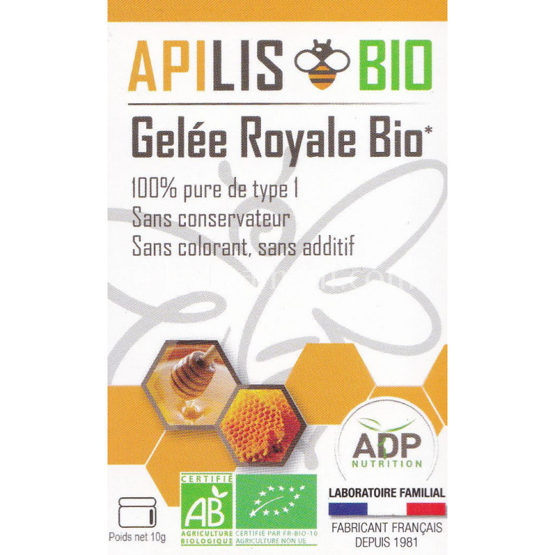 Acheter Gelée Royale Bio 100% pure 30 g Vecteur Sante