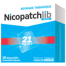 Nicopatchlib 21mg/24h Patch nicotine Sevrage tabagique b28