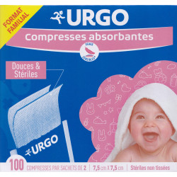 Urgo Compresses Absorbantes 7,5x7,5cm 50 Sachets
