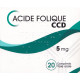 Acide Folique CCD 5 mg 20 Comprimés