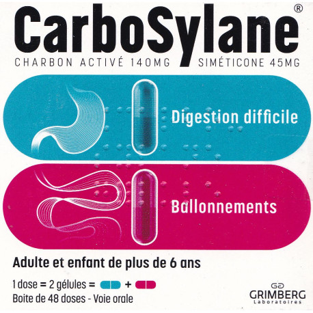 CarboSylane Gélules 48 doses