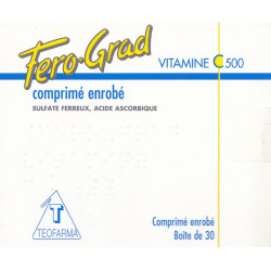 Fero-Grad Vitamine C 500 30 Comprimés enrobée