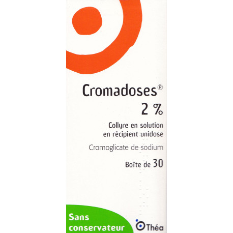 Cromadoses 2 % Collyre 30 unidoses