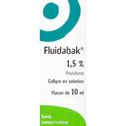 Fluidabak 1,5 % Collyre Flacon 10 ml
