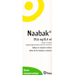 Naabak 19,6 mg/0,4 ml Collyre 36 Unidoses