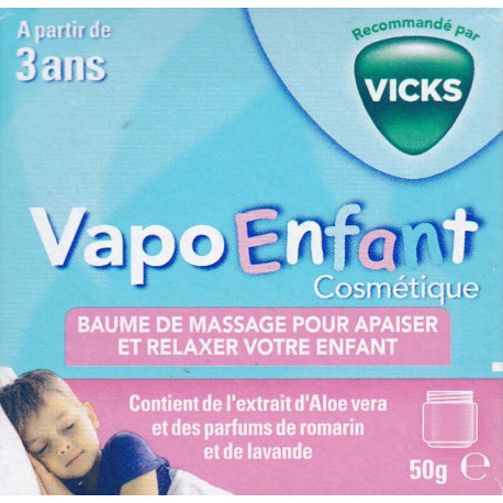 VapoEnfant baume de massage Vicks