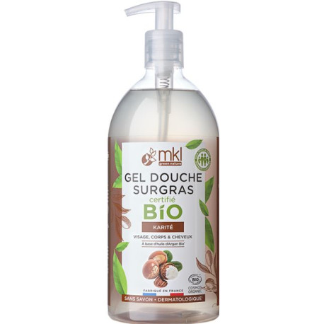 Gel douche Surgras Karité BIO MKL 1 litre