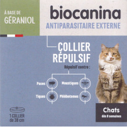 Collier répulsif Chat et chaton Biocanina