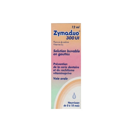 Zymaduo 300 UI Gouttes Fluor, Vitamine D