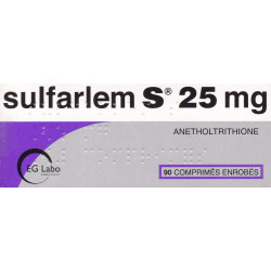 Sulfarlem S 25 mg 90 Comprimés enrobés
