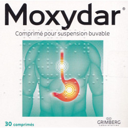 Moxydar 30 Comprimés pour suspension buvable
