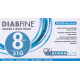 Diabfine 100 Aiguilles à stylos à insuline 8 mm