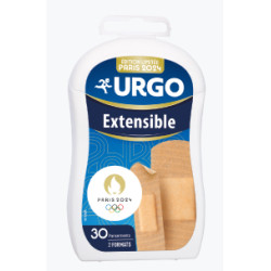 URGO Extensible 30 Pansements prédécoupés 2 formats JO