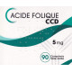 Acide Folique CCD 5 mg 90 Comprimés