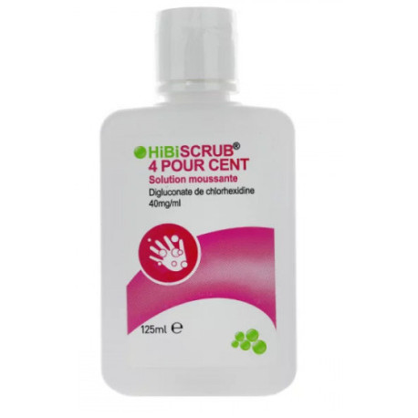 Hibiscrub 4 % Solution moussante 125 ml