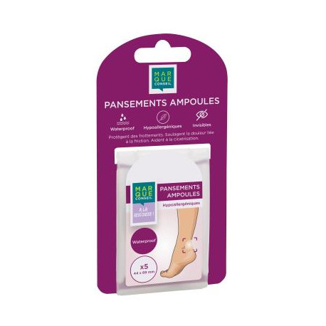 Pansements ampoules x5 Marque conseil