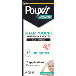 Pouxit Shampoo Anti-poux & lentes 200 ml + Peigne