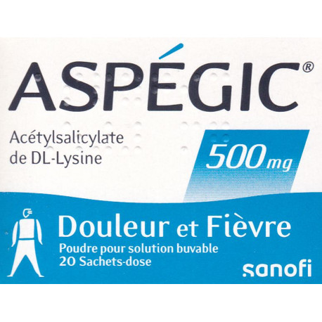 ASPEGIC 500 mg 20 Sachets