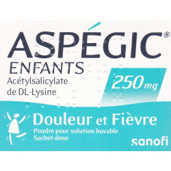 ASPEGIC Enfants 250 mg 20 Sachets