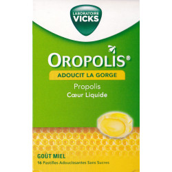 OROPOLIS coeur liquide pastilles pour la gorge 