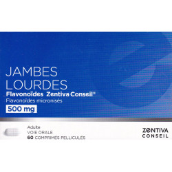 Jambes lourdes Flavonoïdes 500 mg Zentiva Conseil