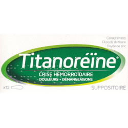 Titanoréïne 12 Suppositoires