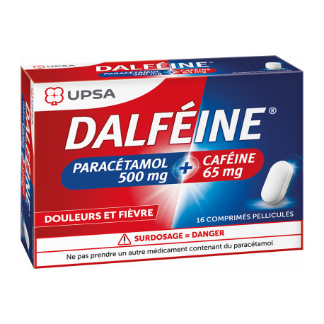 Dalféine Paracétamol 500mg / Caféine 65mg Upsa