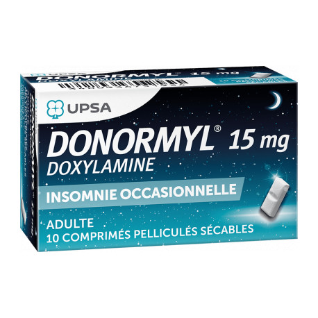 DONORMYL 15 mg 10 comprimés sécables