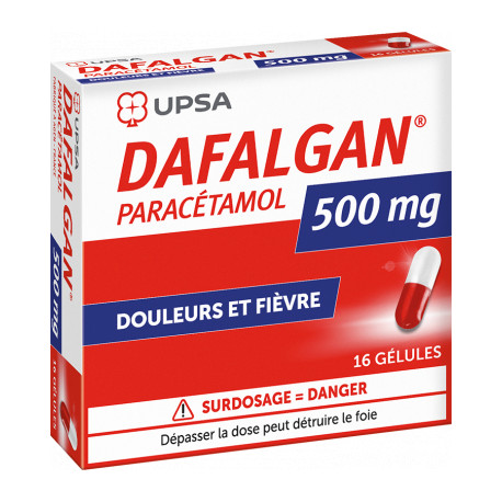 Dafalgan 500mg 16 gelules