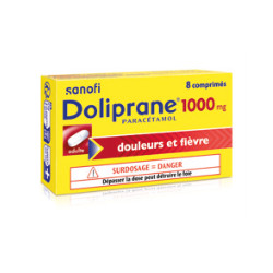 Doliprane 1000 mg 8 comprimes