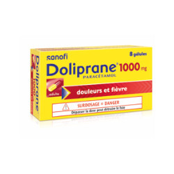 Doliprane 1000 mg 8 gelules