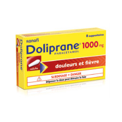 Doliprane 1000 mg  suppositoires