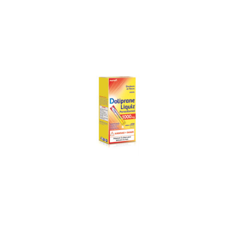 Doliprane Liquiz 1000 mg Sachets Suspension buvable