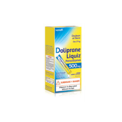 Doliprane Liquiz 500 mg Sachets Suspension buvable