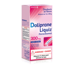 Doliprane Liquiz 300 mg Suspension buvable en sachet