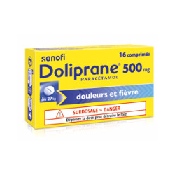 Doliprane 500mg 16 comprimes secables