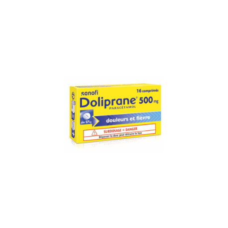 Doliprane 500mg 16 comprimes secables