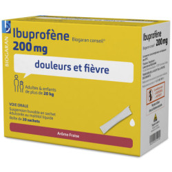 Ibuprofene 200mg Sachets Biogaran Conseil