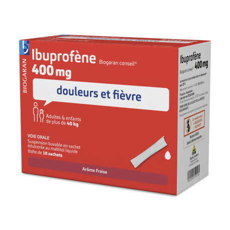 Ibuprofene 400mg Sachets Biogaran Conseil