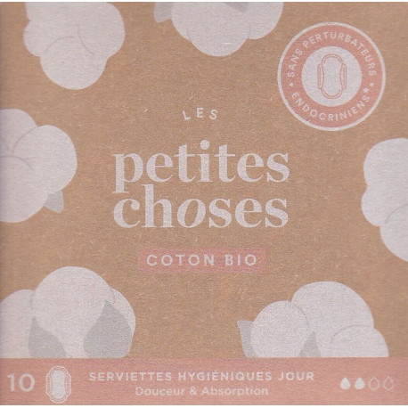 Serviettes hygiéniques Coton BIO Les Petites Choses Jour