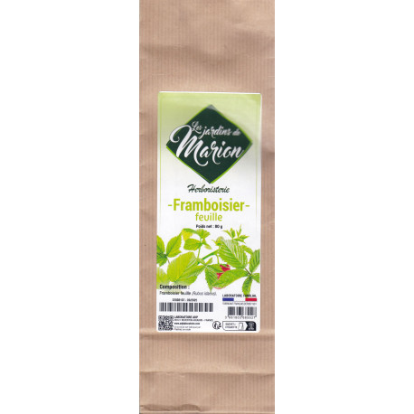 Framboisier Feuilles vrac 80 g Les Jardins de Marion