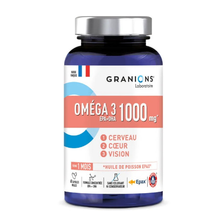 Oméga 3 EPA DHA 1000 mg Granions