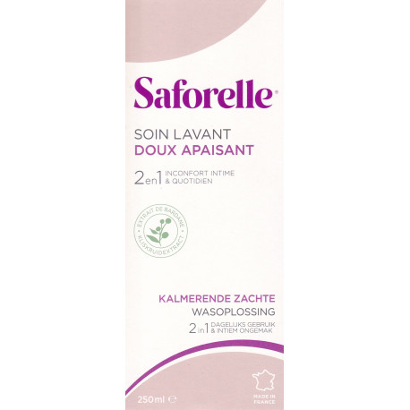 Saforelle Soin Lavant doux Toilette intime 250 ml